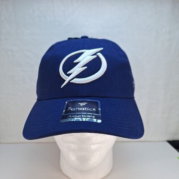 Tampa Bay Lightning NHL Authentic Blue Adjustable Strapback Hat Cap Dad Hat - Picture 1 of 8